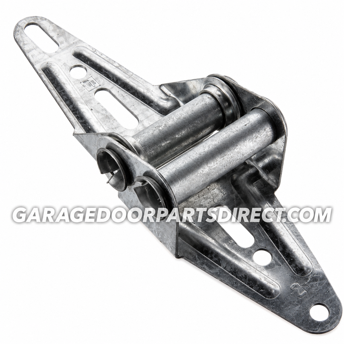 #2 18-gauge light-duty garage door hinge.