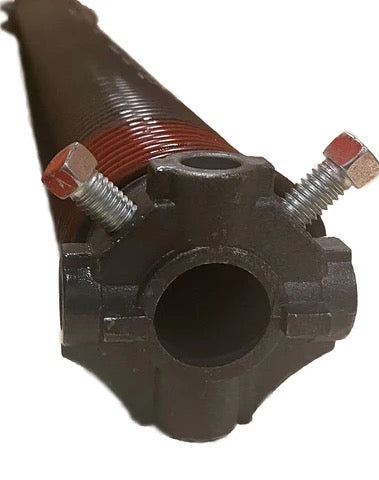 LW Garage Door Torsion Spring .2070 Wire Size (Yellow) x 2.00” ID X 21.00 - Coated With Cones